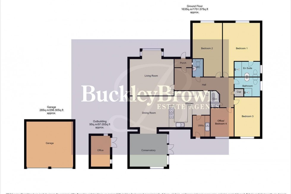 Floorplan for Woodpecker Drive, Rainworth, Mansfield