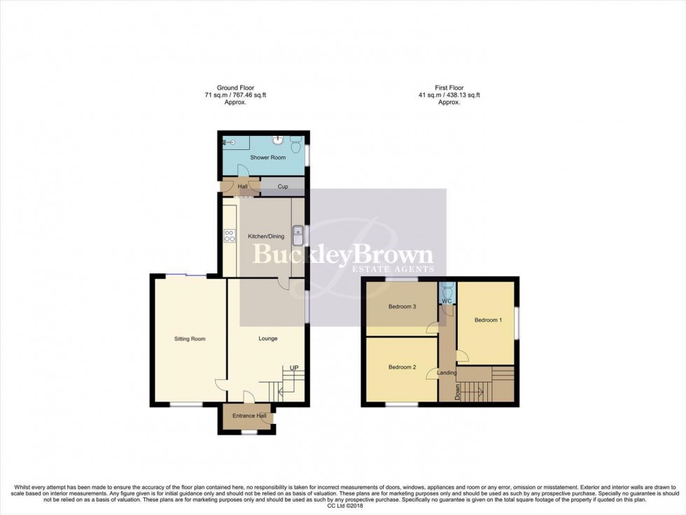 Floorplan for Oxcroft Lane, Bolsover, Chesterfield