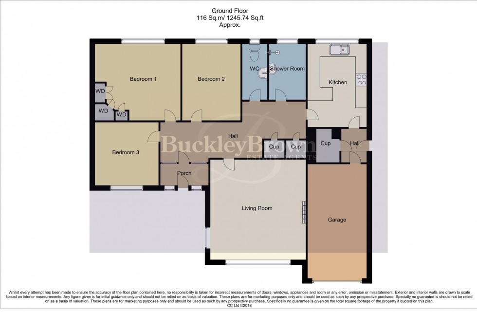 Floorplan for Dorchester Drive, Mansfield