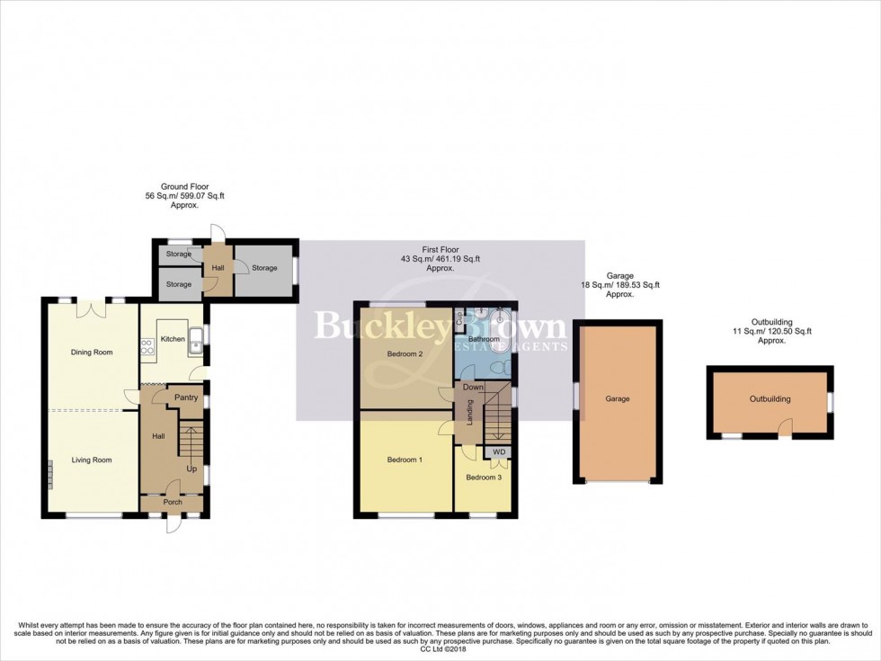 Floorplan for Netherfield Lane, Church Warsop, Mansfield