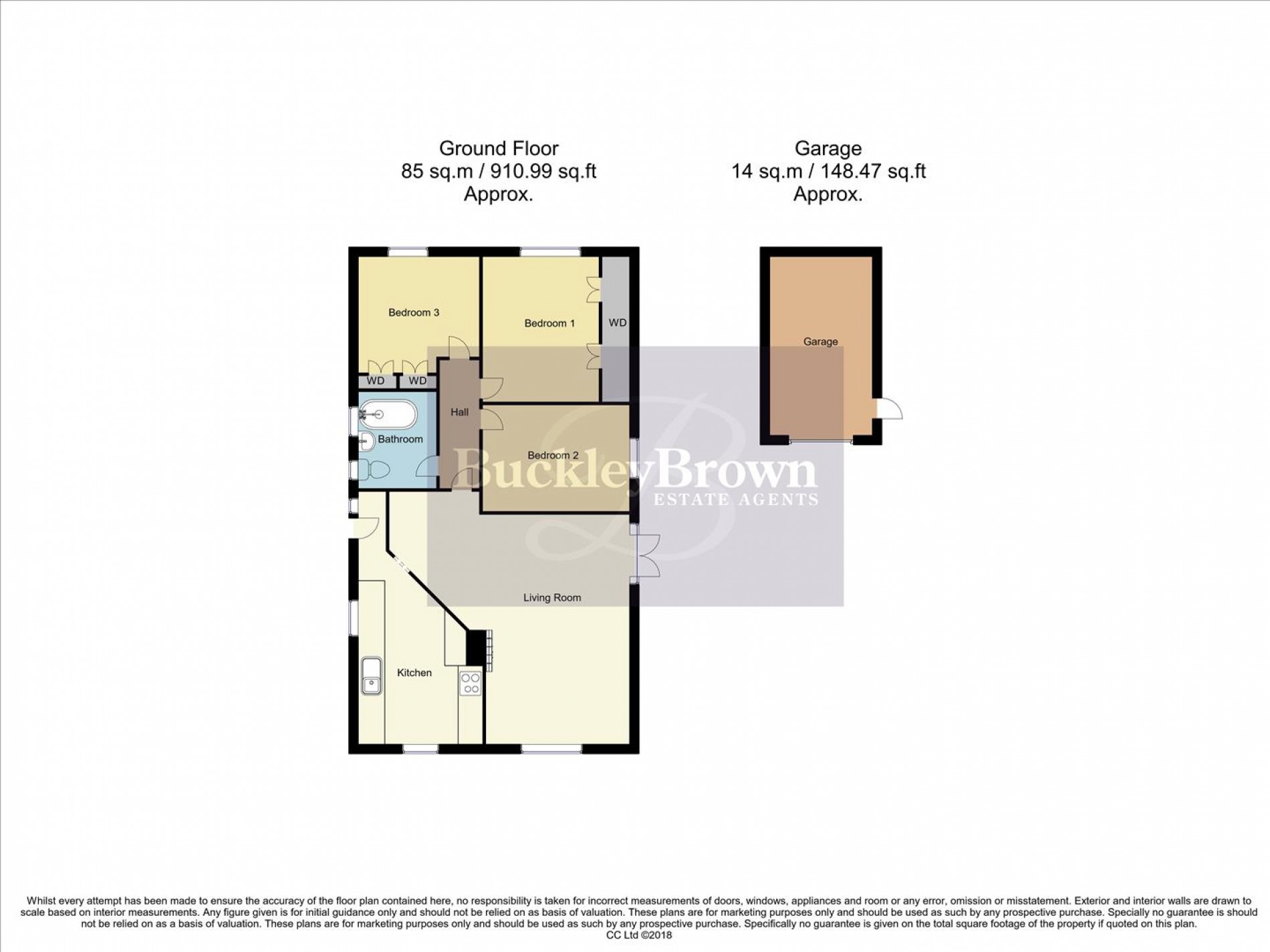 Floorplan for Rufford Close, Bilsthorpe, Newark