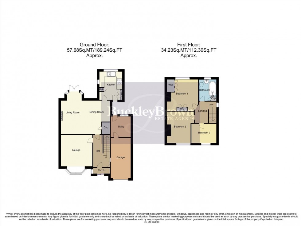 Floorplan for Frederick Avenue, Kirkby-In-Ashfield, Nottingham