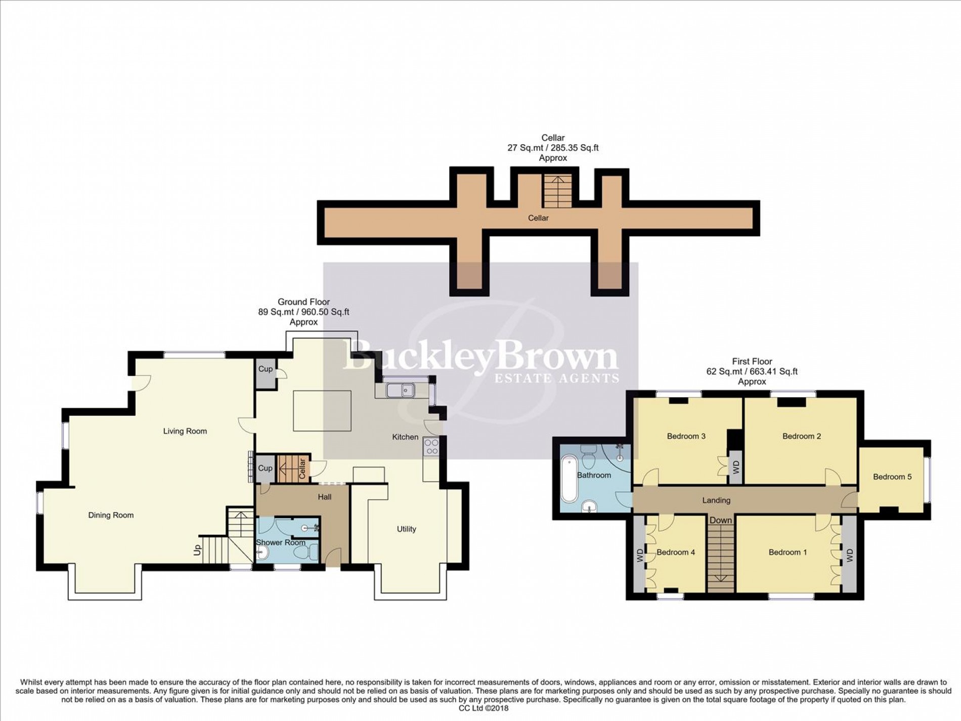 Floorplan for West Hill Drive, Mansfield