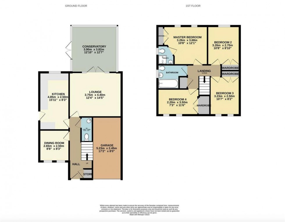 Floorplan for Fitzwilliam Drive, Forest Town, Mansfield