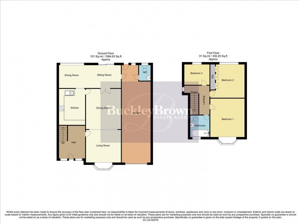 Floorplan for Derby Road, Kirkby-In-Ashfield, Nottingham