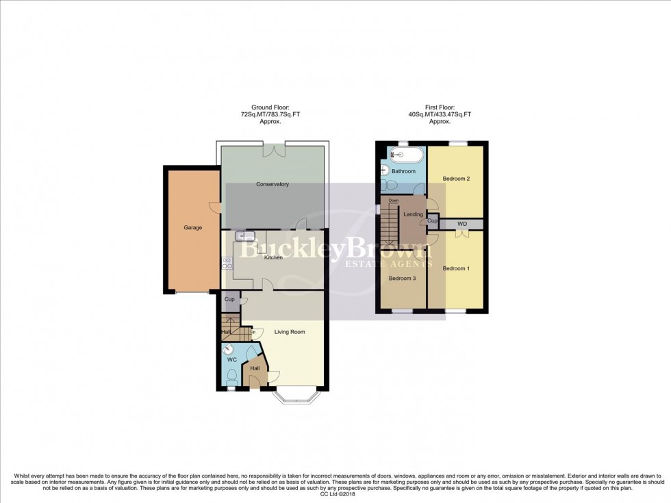 Floorplan for Bird Close, Mansfield