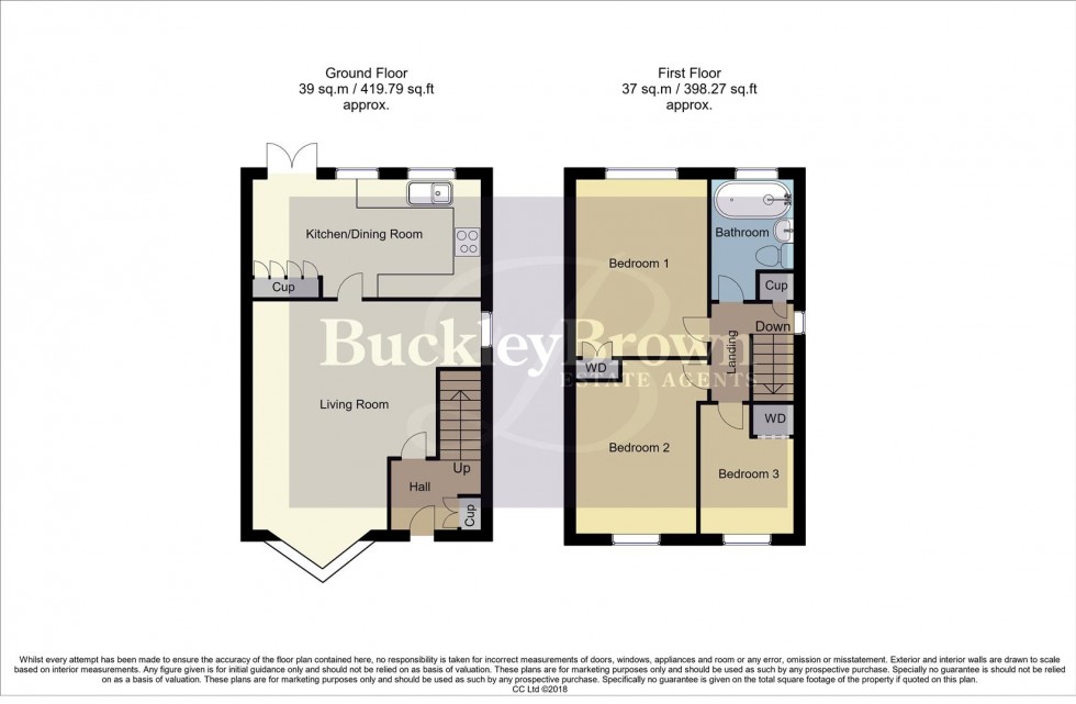 Floorplan for Hamilton Drive, Warsop, Mansfield