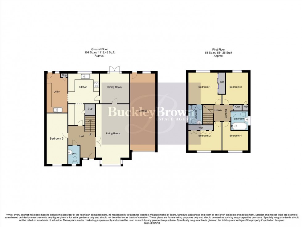 Floorplan for Orchid Close, Kirkby-In-Ashfield, Nottingham