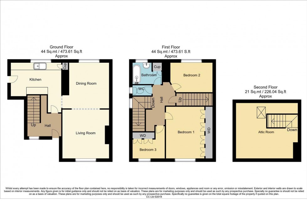 Floorplan for Davey Road, Mansfield