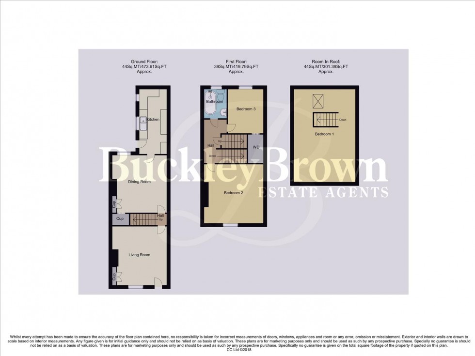 Floorplan for Lindley Street, Mansfield