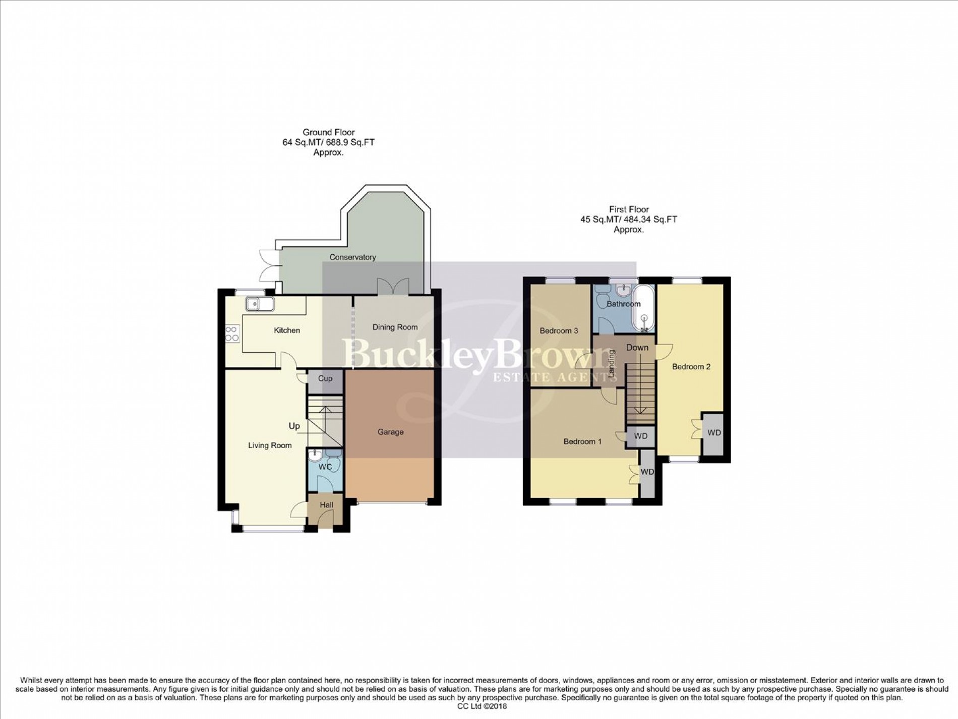 Floorplan for St. Chads Close, Mansfield