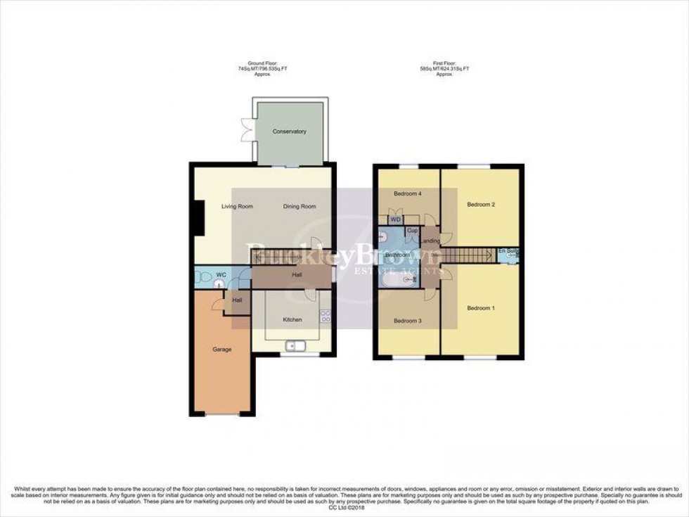 Floorplan for Briar Lane, Mansfield