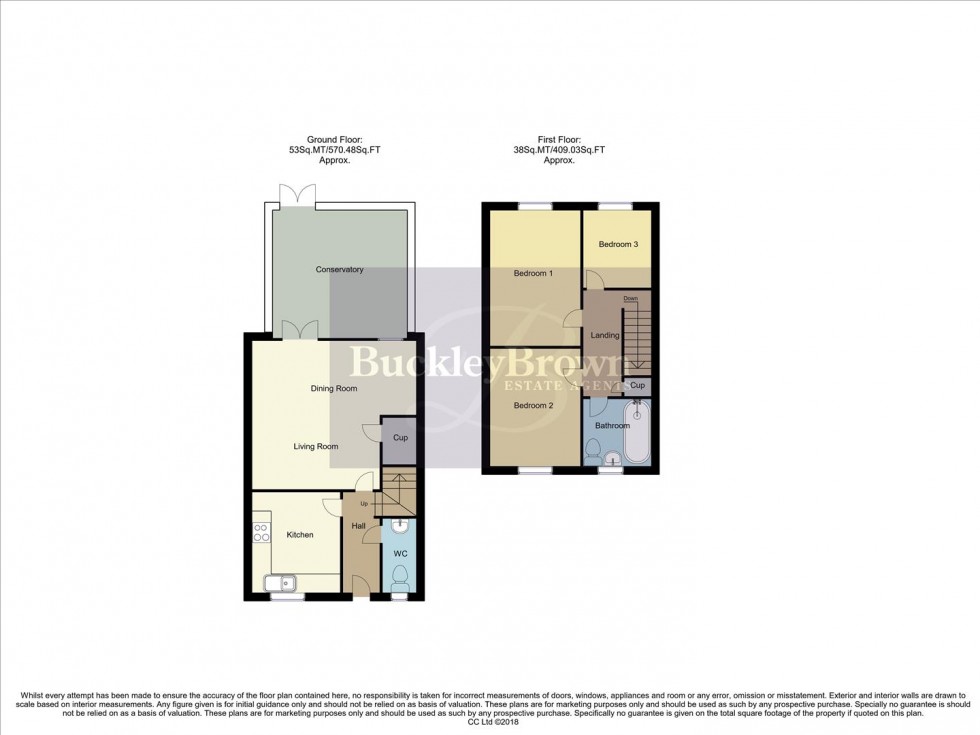 Floorplan for St. Leonards Way, Forest Town, Mansfield