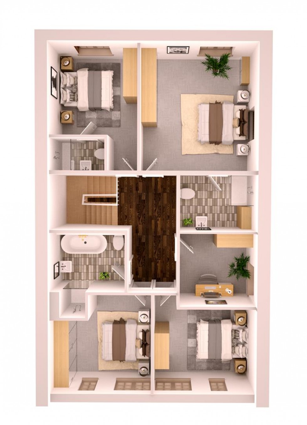 Floorplan for Oakview, Budby Road, Cuckney, Mansfield