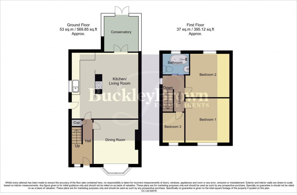 Floorplan for The Knoll, Mansfield