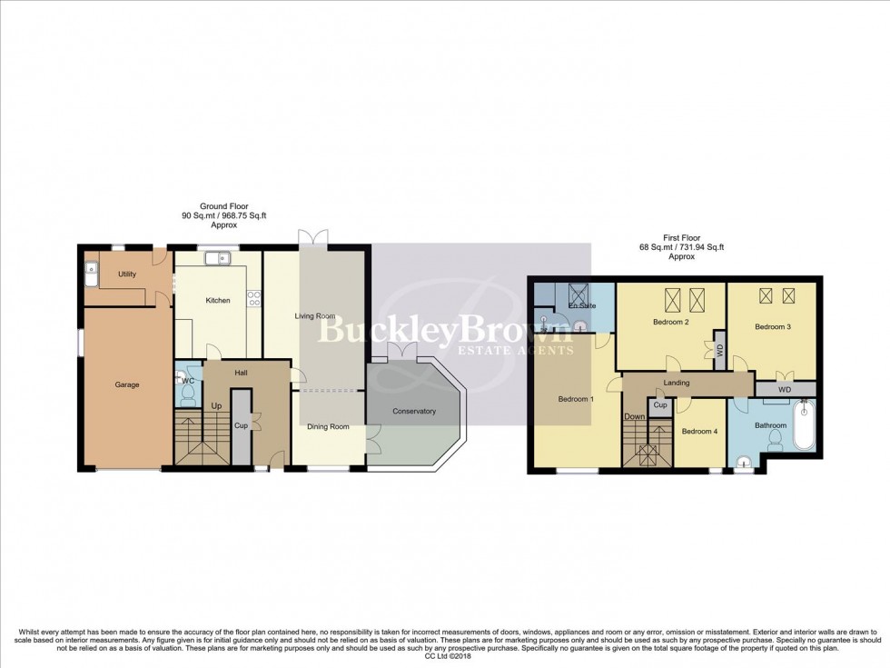 Floorplan for Birkdale Drive, Kirkby-In-Ashfield, Nottingham