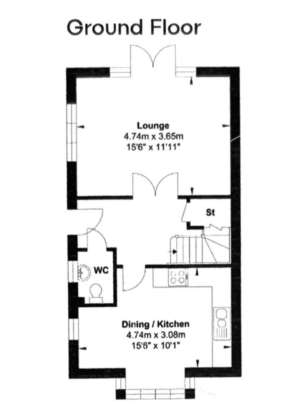 Floorplan for Forest View, Sandy Lane, Mansfield