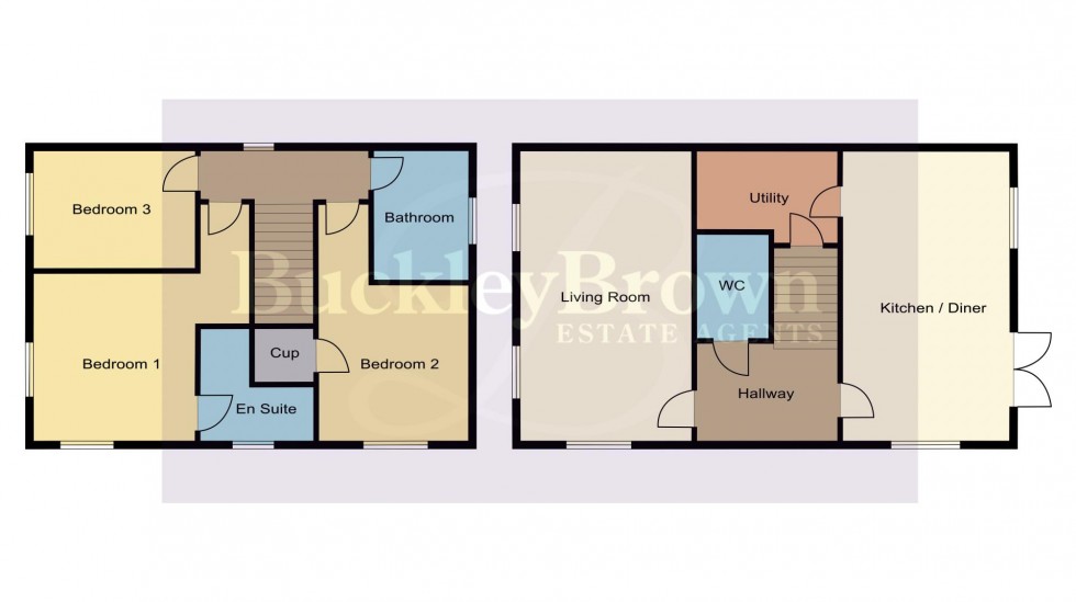 Floorplan for Fallow Way, Mansfield