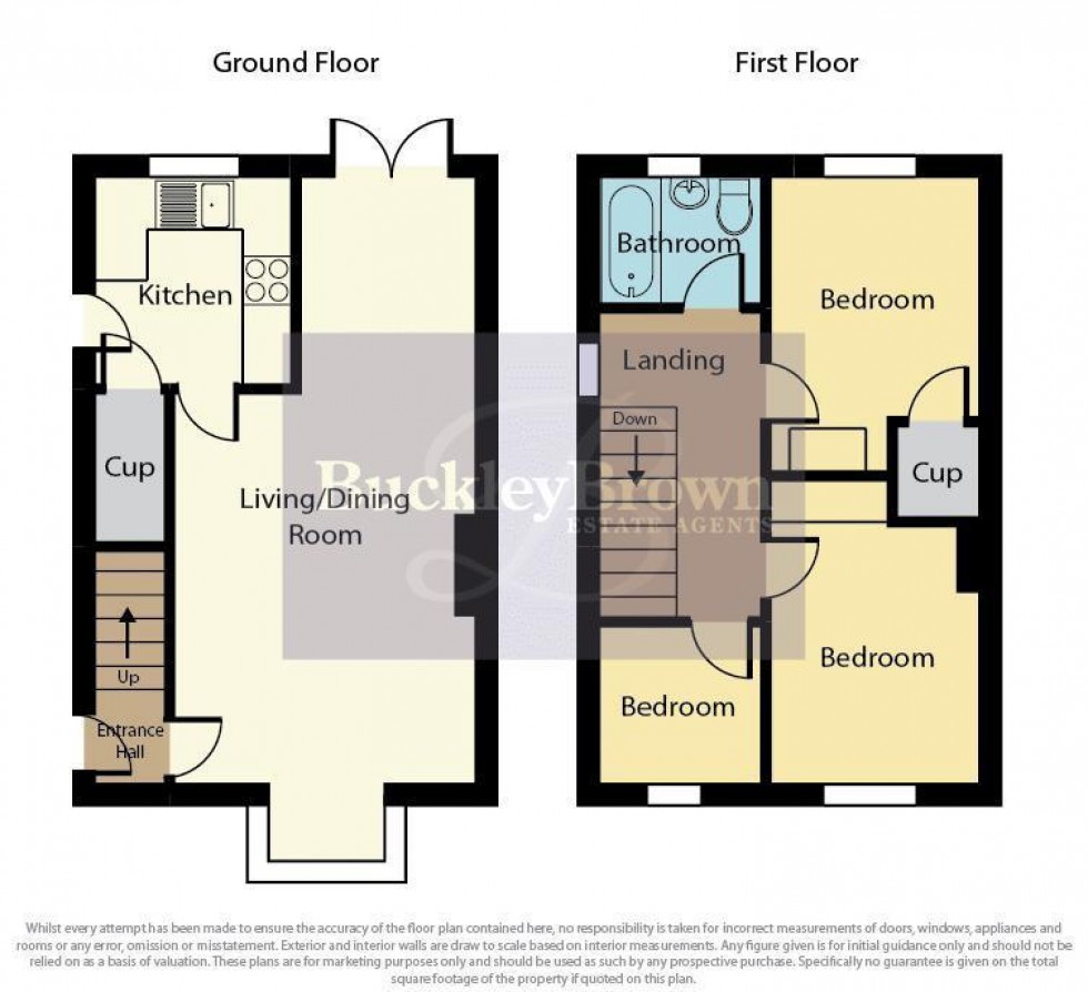 Floorplan for Petersfield Close, Mansfield