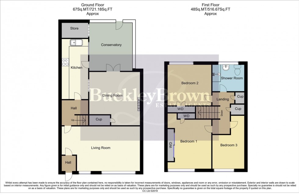 Floorplan for Kingsway Avenue, New Ollerton, Newark