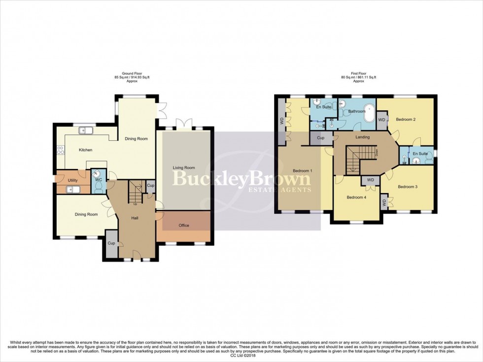 Floorplan for Barn Owl Close, Church Warsop, Mansfield