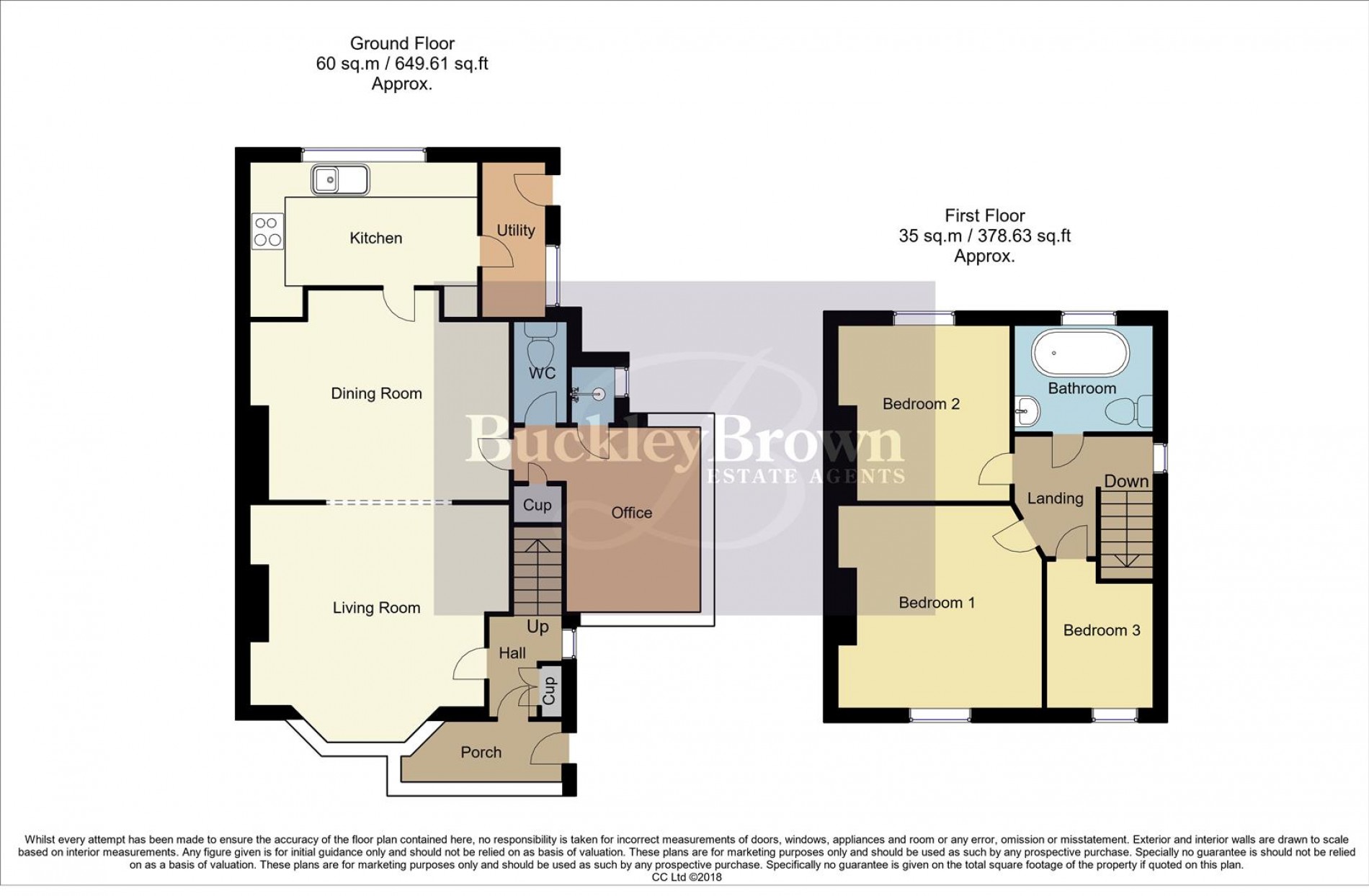 Floorplan for Albany Place, Mansfield Woodhouse, Mansfield