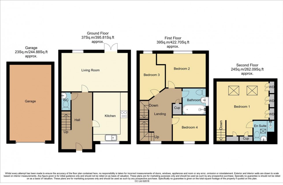 Floorplan for Siena Gardens, Forest Town, Mansfield