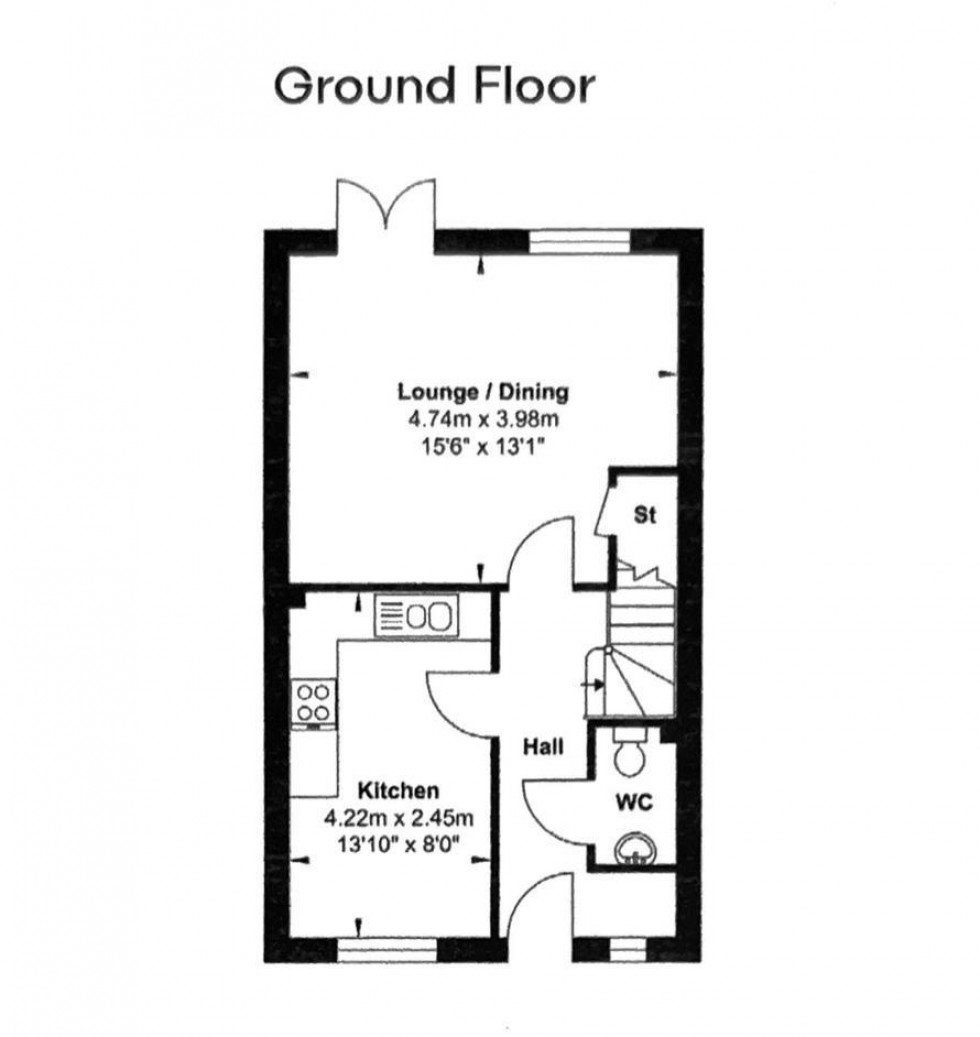 Floorplan for Forest View, Sandy Lane, Mansfield