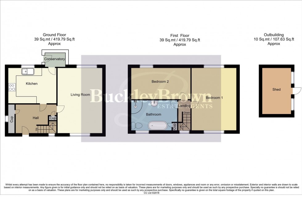 Floorplan for Cavendish Street, Langwith, Mansfield