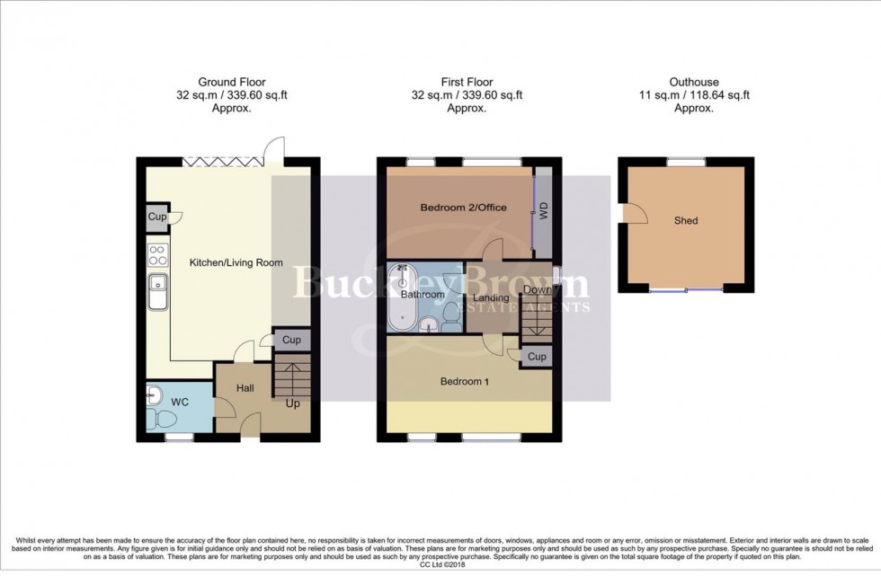 Floorplan for Penny Way, Mansfield