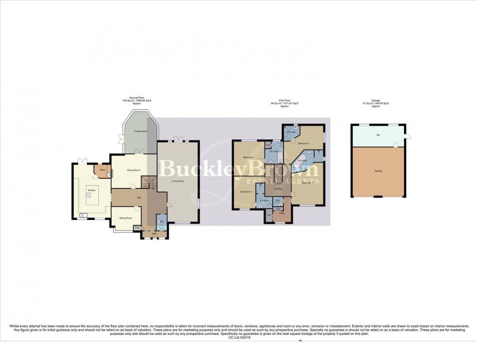 Floorplan for Kestrel Rise, Rainworth, Mansfield