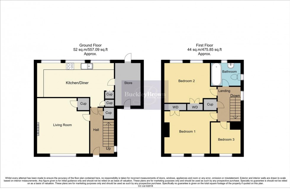 Floorplan for Wainwright Avenue, Mansfield