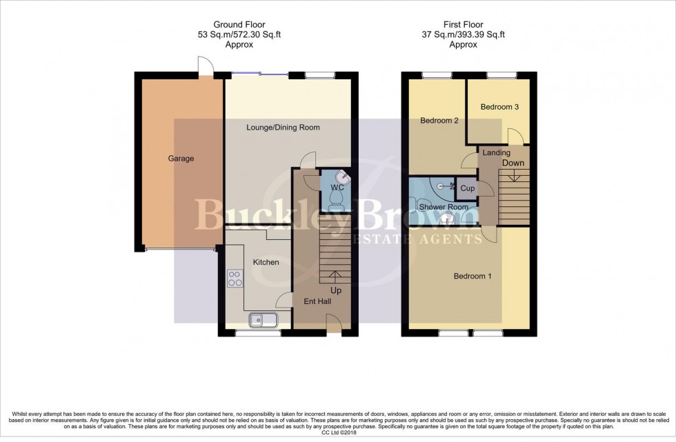 Floorplan for The Headstocks, Huthwaite, Sutton-In-Ashfield