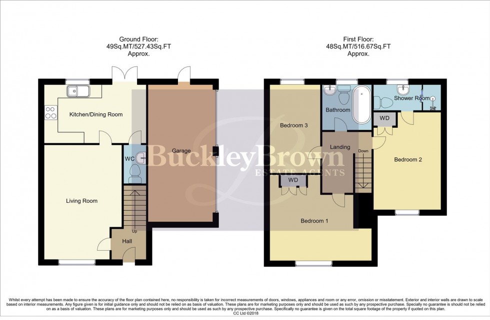 Floorplan for Lily way, New Ollerton