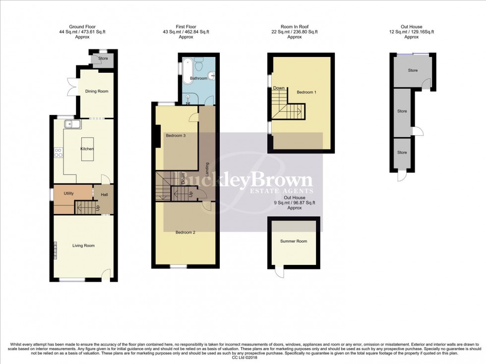 Floorplan for Lindley Street, Selston, Nottingham