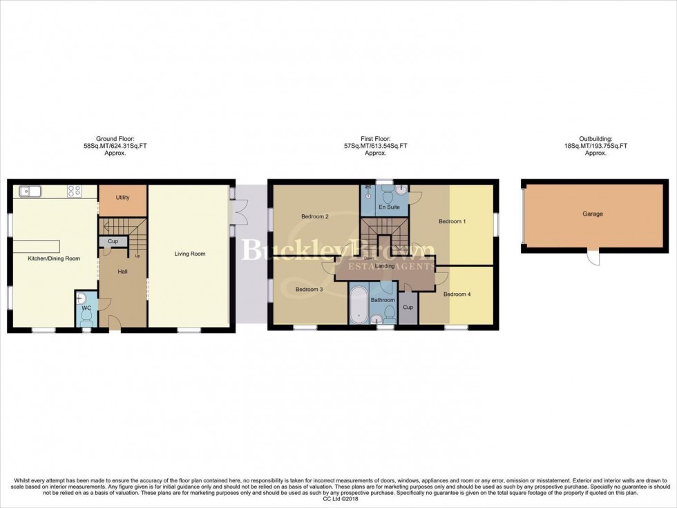 Floorplan for Linnet Drive, Rainworth, Mansfield