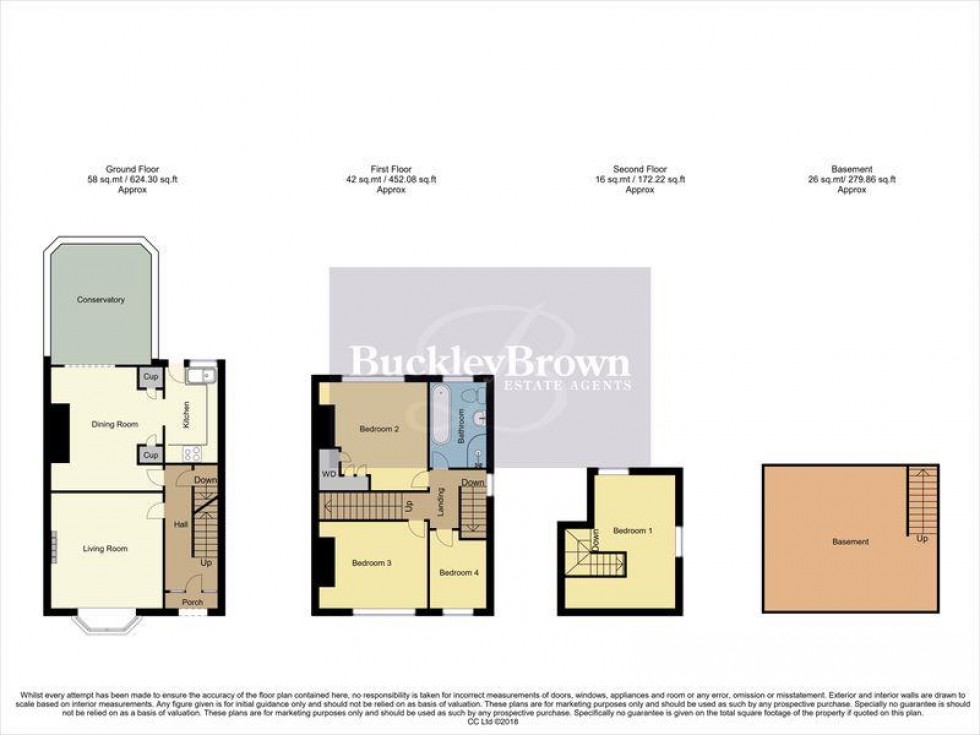 Floorplan for Nottingham Road, Mansfield