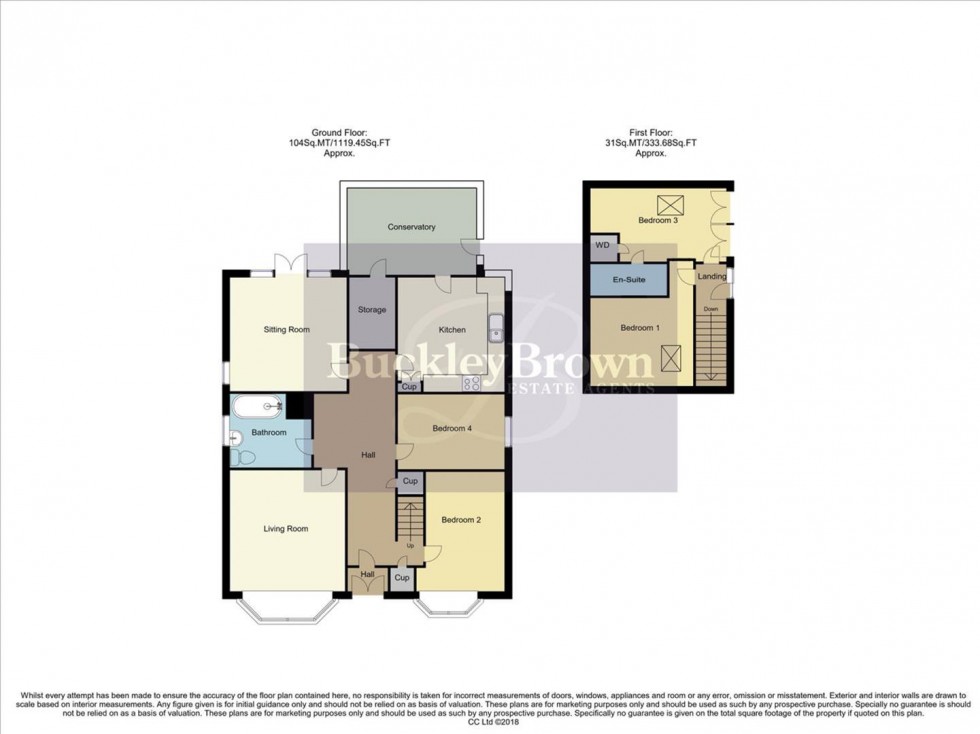 Floorplan for Sunny Bank, Mansfield