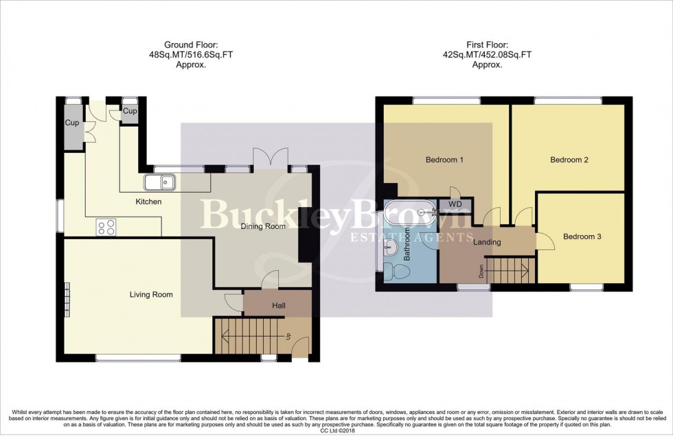 Floorplan for Abbey Road, Edwinstowe, Mansfield