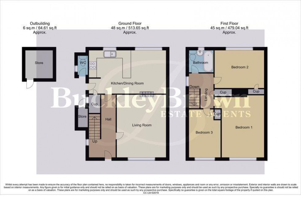 Floorplan for Brown Street, Mansfield