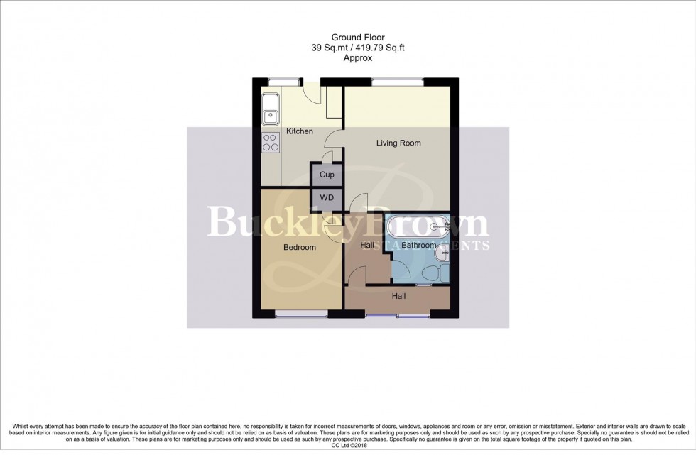 Floorplan for Greenholme Close, Kirkby-In-Ashfield, Nottingham