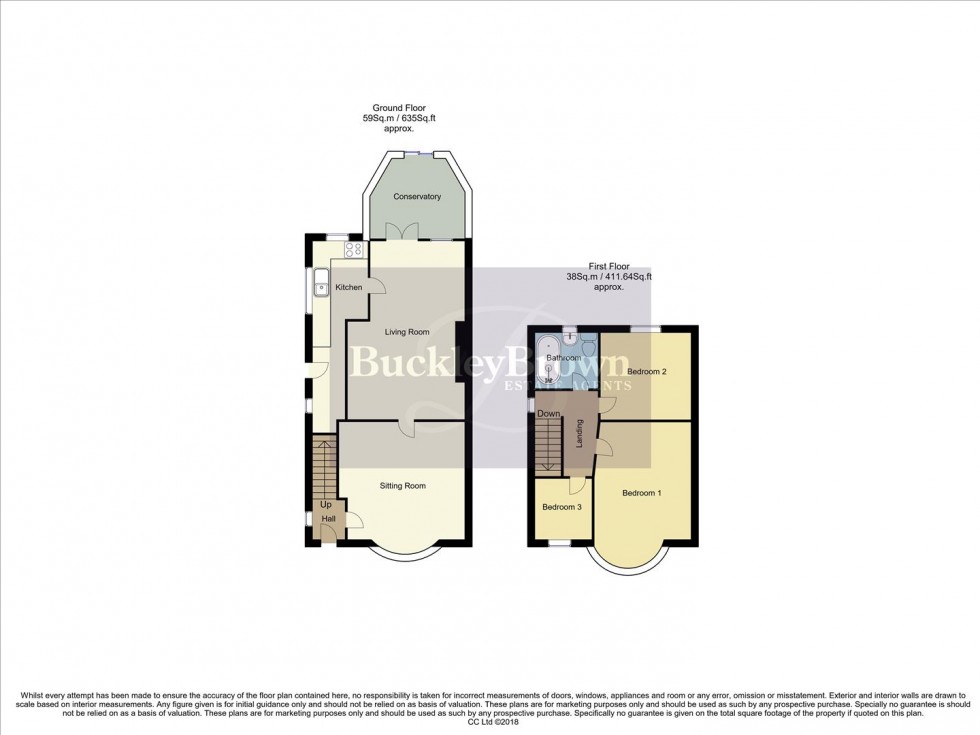 Floorplan for Mansfield Road, Papplewick, Nottingham