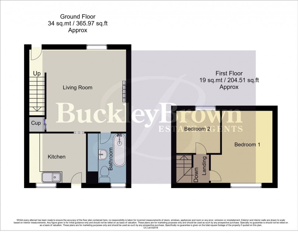 Floorplan for Albert Street, Mansfield Woodhouse