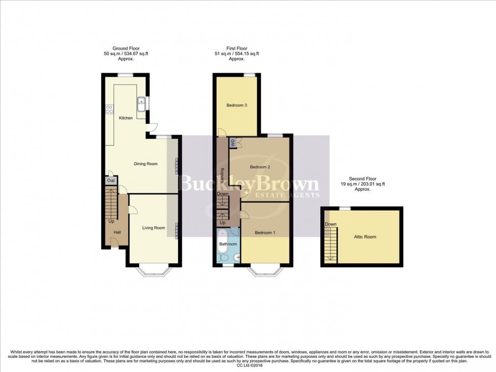 Floorplan for Bishop Street, Mansfield