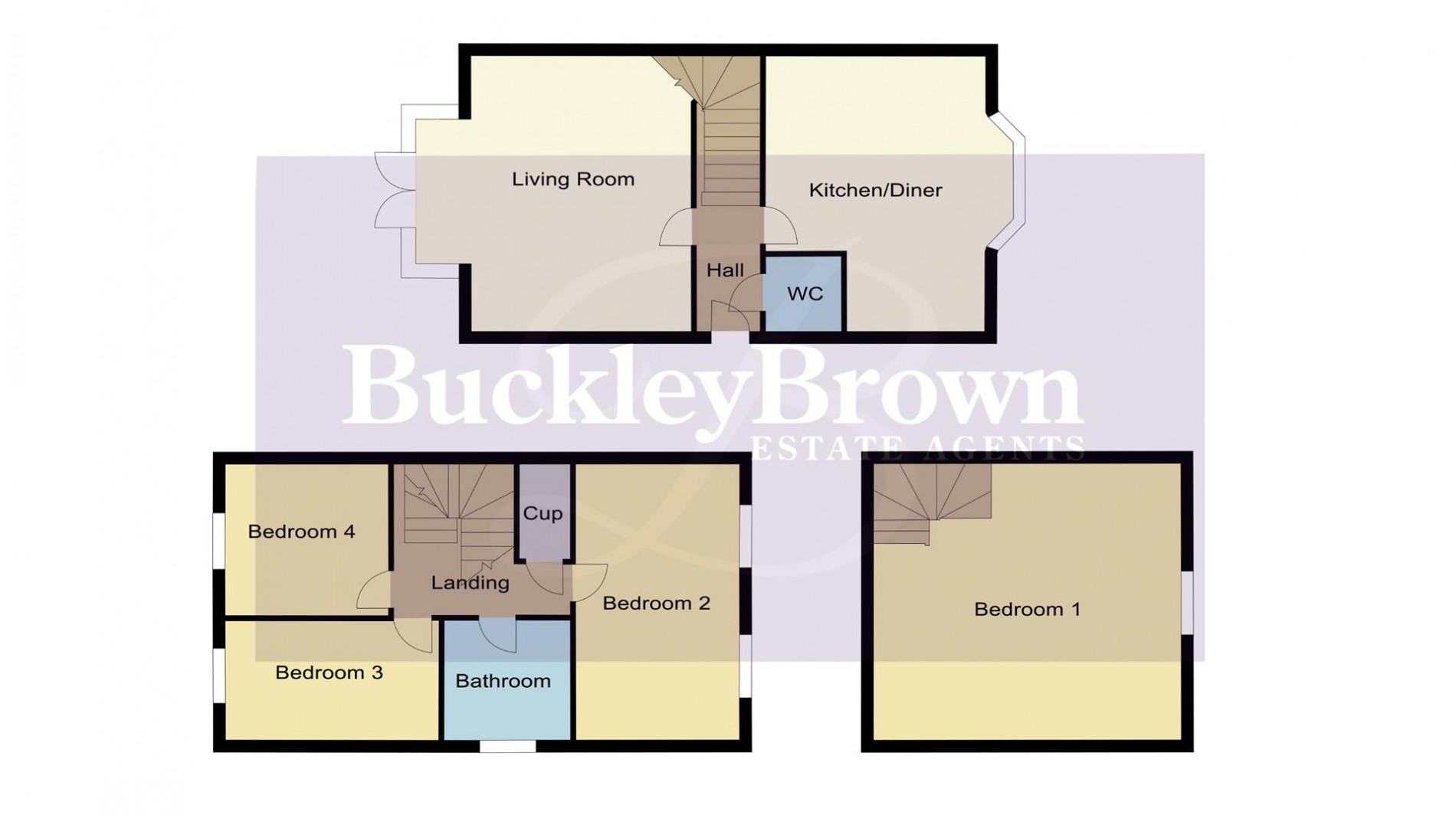 Floorplan for Dunsil Row, Clipstone Village, Mansfield