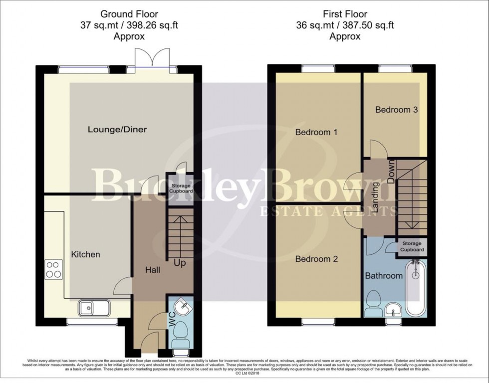 Floorplan for Brandon Walk, Sutton-In-Ashfield