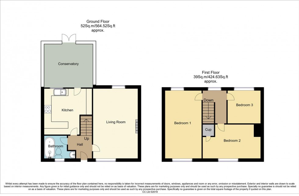 Floorplan for Blake Crescent, Mansfield