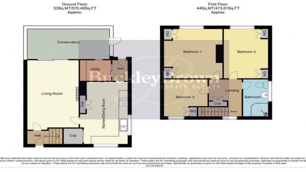 Floorplan for Brookfield Crescent, Shirebrook, Mansfield