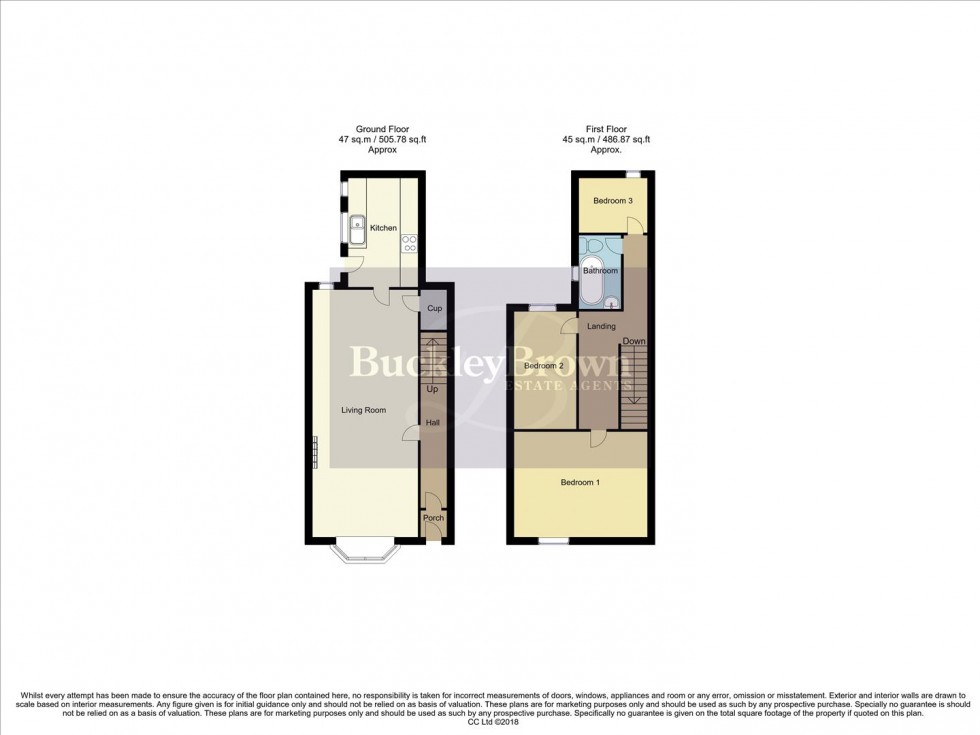 Floorplan for Chesterfield Road North, Mansfield