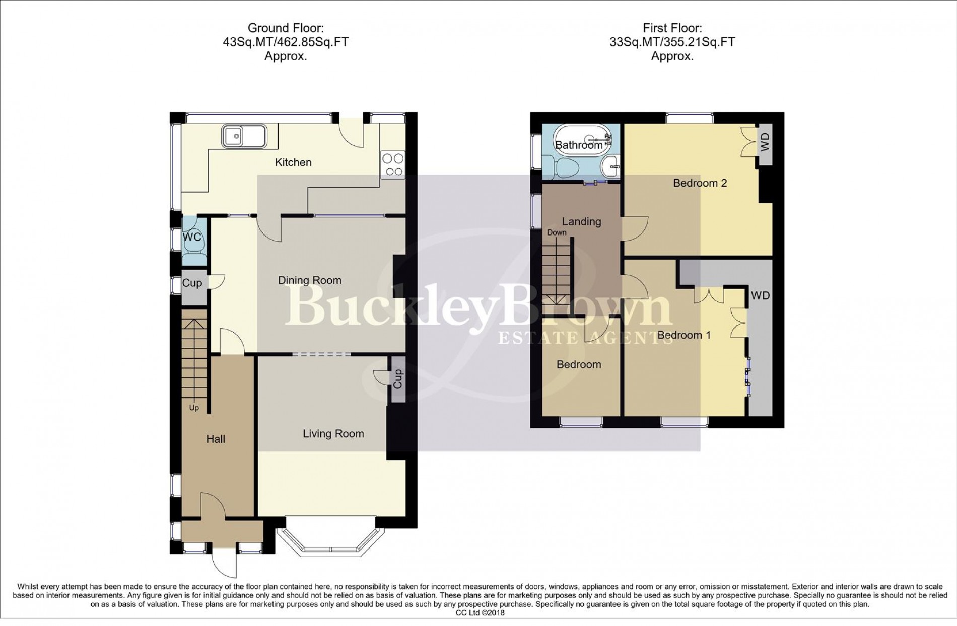 Floorplan for Crompton Road, Pleasley, Mansfield